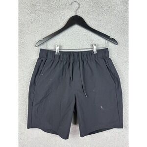 Rhoback Shorts Mens Large Black Performance Athletic Drawstring Golf Lined Mens